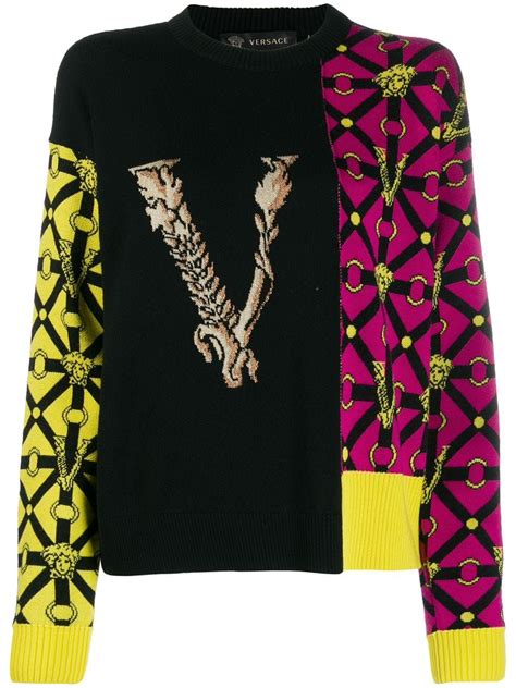 versace knitted sweater|versace jumper women.